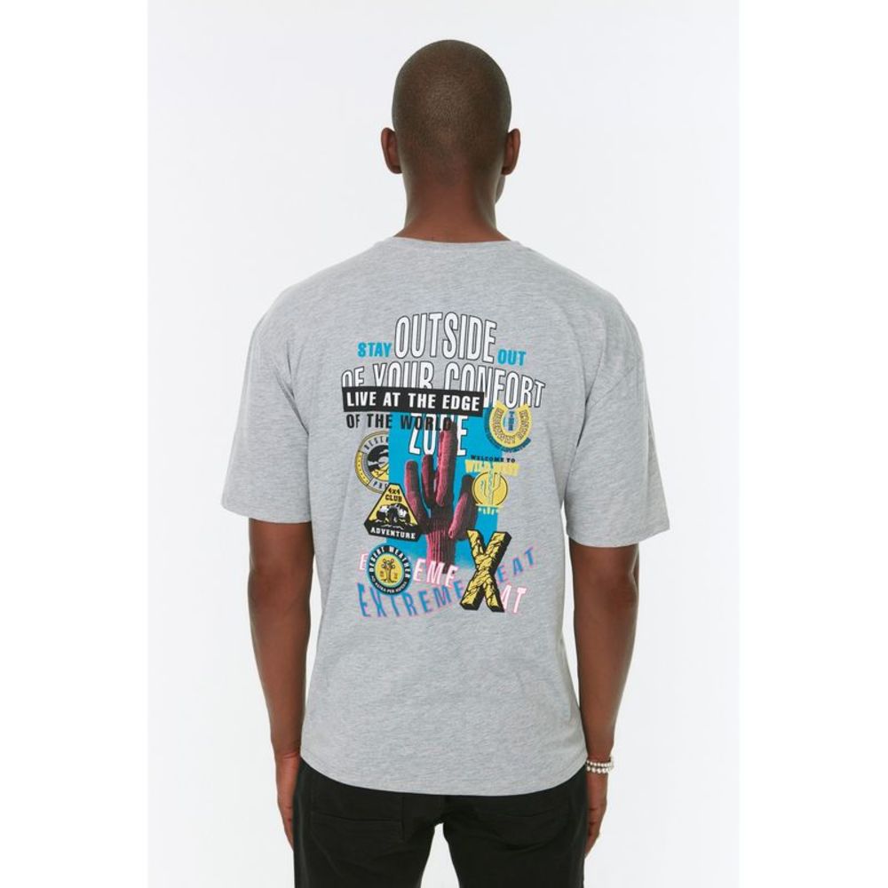 NWT Trendyol Men Relaxed fit Crew neck Woven T-Shirt